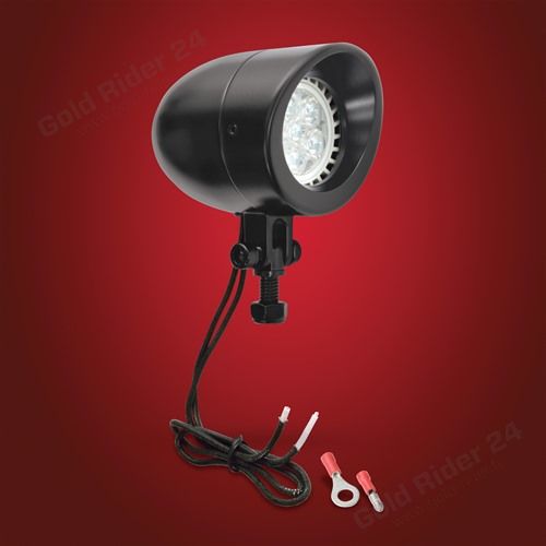 Mini feu led noir 12V 7W