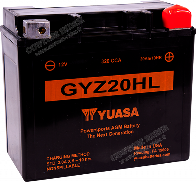 Batterie sans entretien GYZ20HL