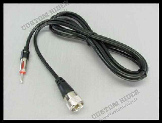 Cordon d'antenne PL259 / Motoradio mâle