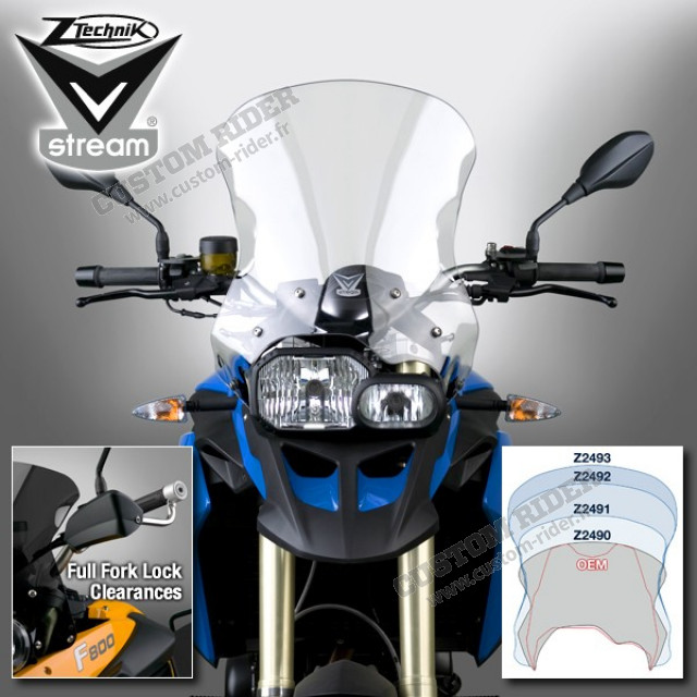 Pare-brise VStream - F800GS/F650GS Twin