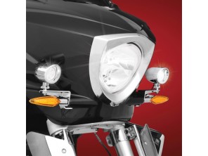 Mini feux led chromés