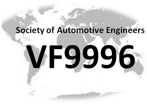 Identification Internationale Constructeur   ISO/WMI VF9     ISO/VIN 996